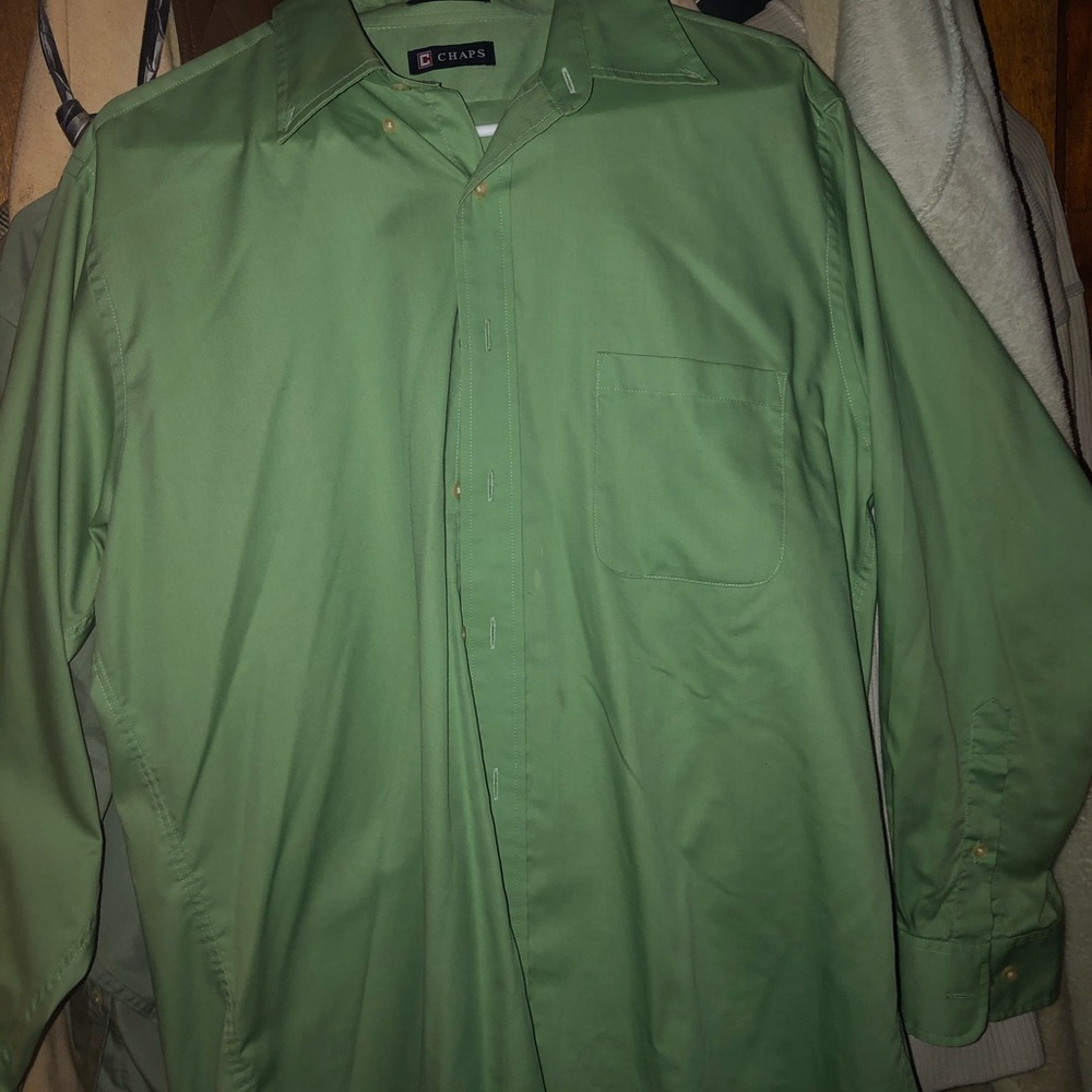 Chaps Wrinkle Free Button Up Shirt